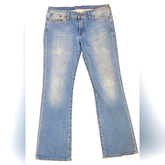Lucky Brand Dungarees | Blue Low Rise Flare | Reg Length | Size: 12x31 - Picture 1 of 3